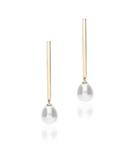 Pendientes "Enma Pearl" Oro 18k y perlas cultivadas