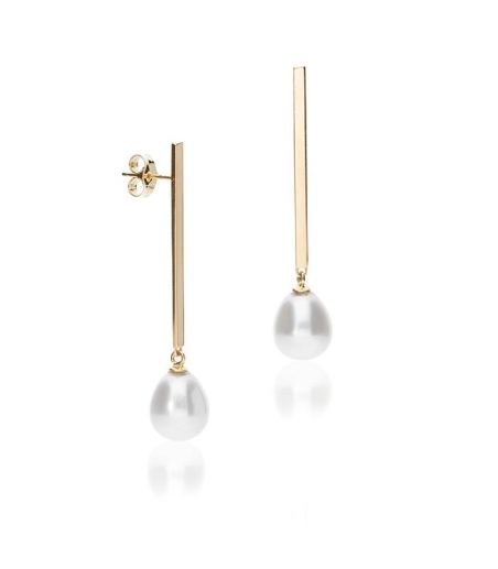 Pendientes "Enma Pearl" Oro 18k y perlas cultivadas