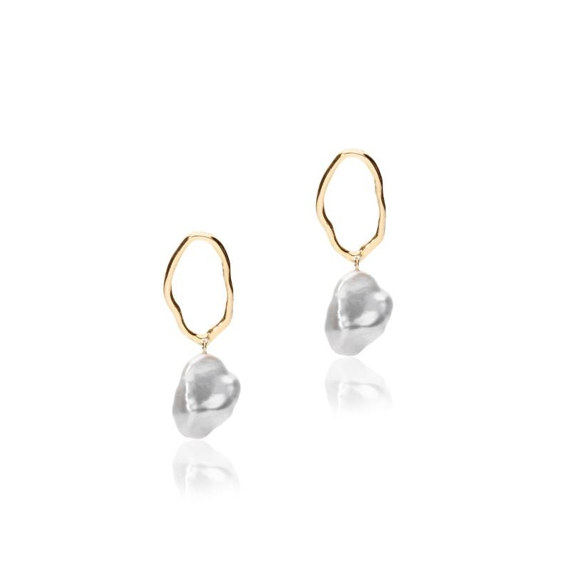 Pendientes "Ofilia" Oro 18k y perlas cultivadas