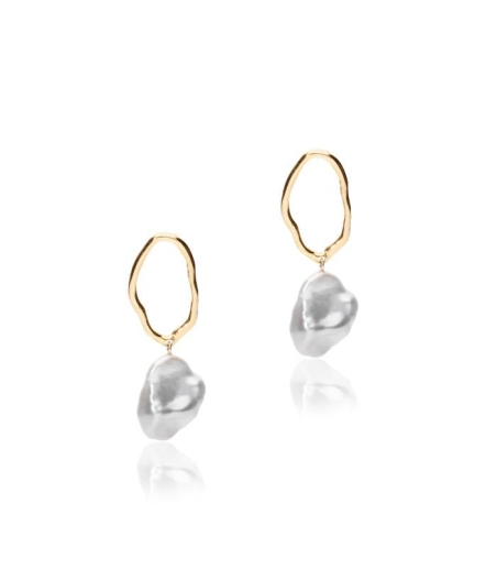 Pendientes "Ofilia" Oro 18k y perlas cultivadas