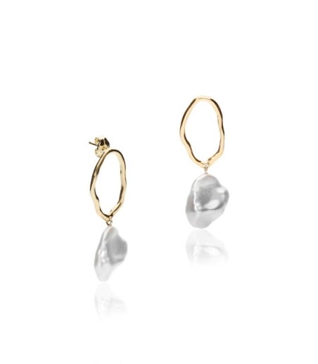 Pendientes "Ofilia" Oro 18k y perlas cultivadas