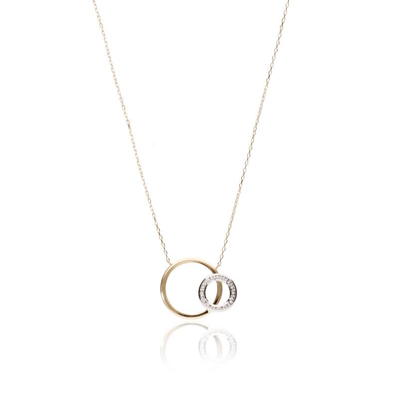 Gargantilla "Emilia" en Oro 18k y circonitas