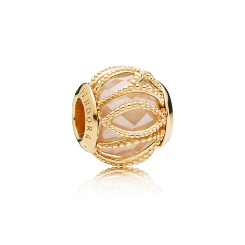 Charm Pandora Brillo Entrelazado Dorado 761968CCZ