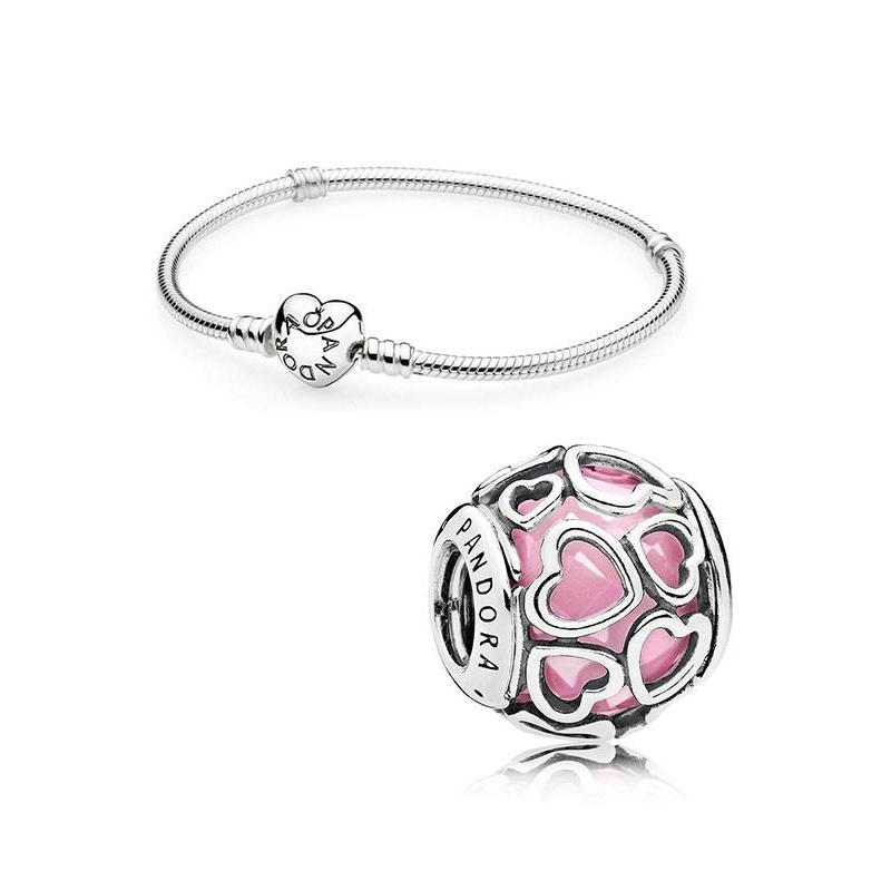 Set PANDORA Pulsera y charm PUL719_2036PCZ