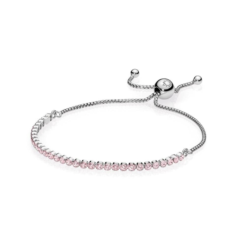 Pulsera Pandora Hilo Luminoso Rosa 590524PCZ