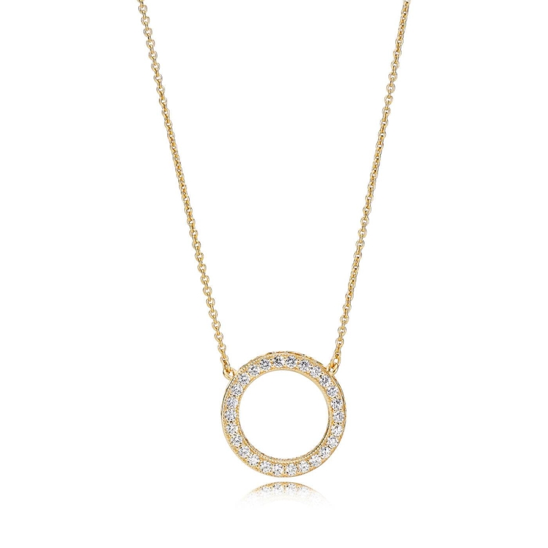 Collar Pandora Shine Corazones de PANDORA 367121CZ