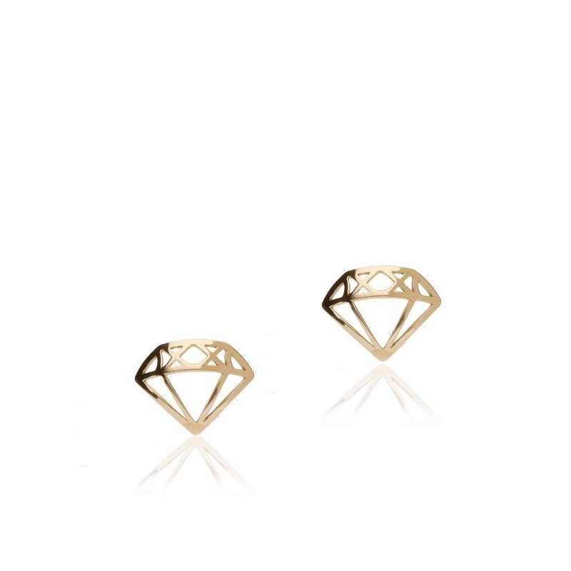 Pendientes "Diamonds" Oro 18k