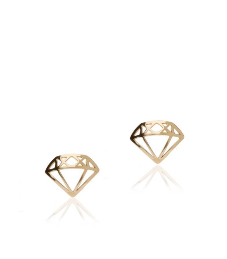 Pendientes "Diamonds" Oro 18k