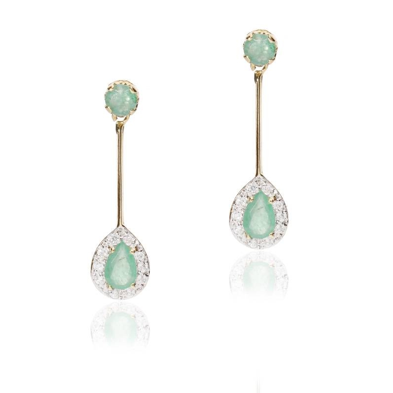 Pendientes "Ofilia" Oro 18k y Perla Cultivada