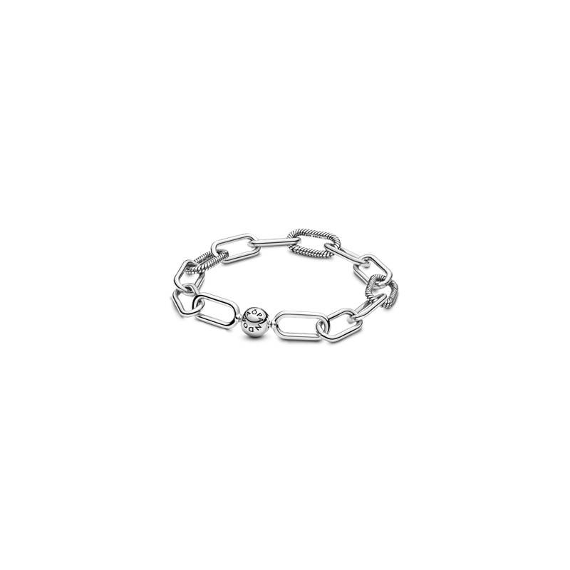 Pulsera eslabones Pandora Me en plata de ley 598373 - 5