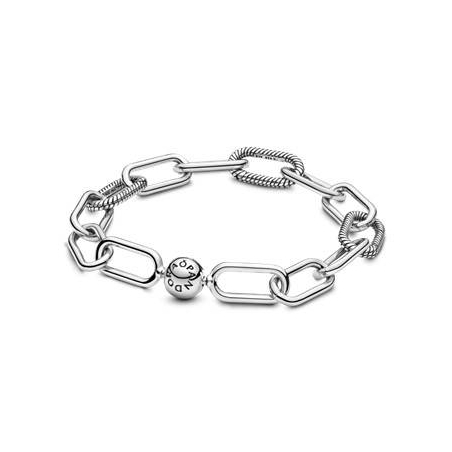 Pulsera eslabones Pandora Me en plata de ley 598373 - 5