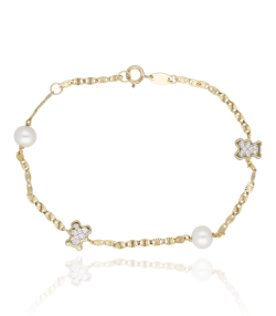 Pulsera ositos Oro 18k