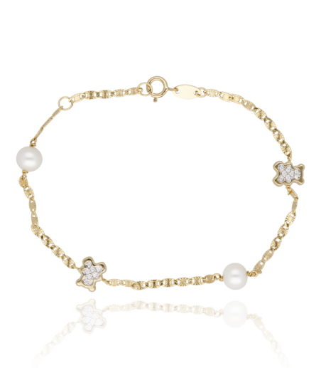 Pulsera ositos Oro 18k