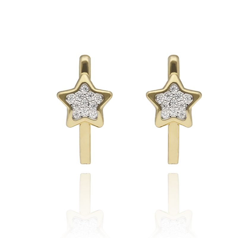 PENDIENTES "VALLEY" ORO 18K