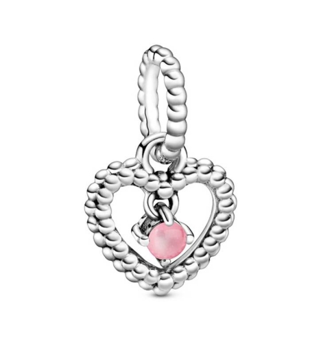 Charm Corazón Pandora en Rosa