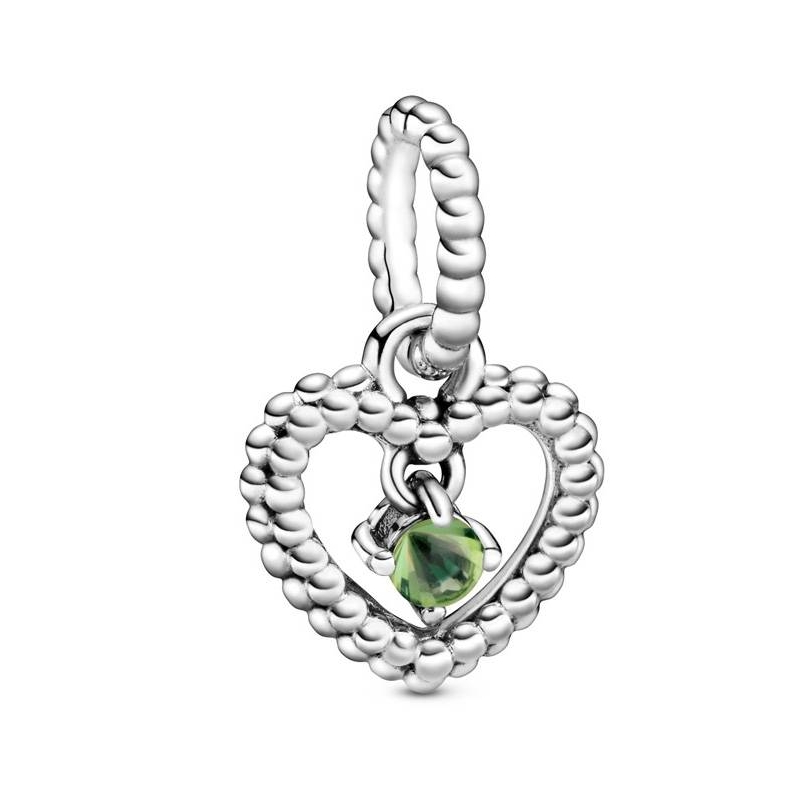 Charm Corazón Pandora en Verde