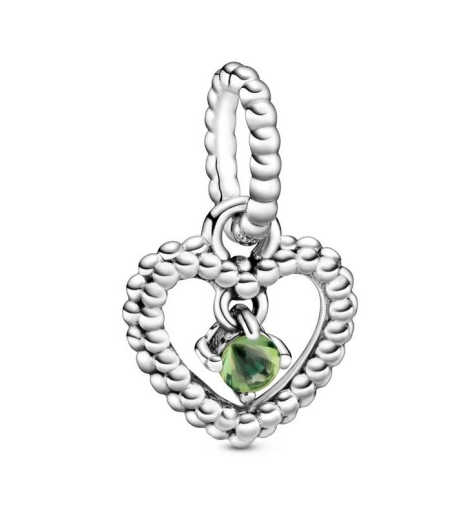 Charm Corazón Pandora en Verde