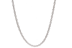 CADENA "JOYCE" PLATA DE LEY 60 CM