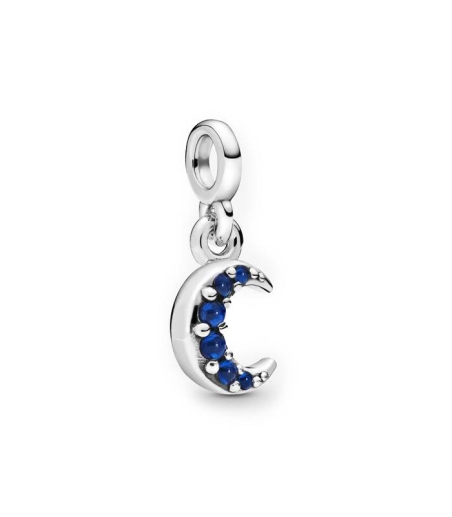 Charm Pandora Luna y Cristales azules 798375NBT