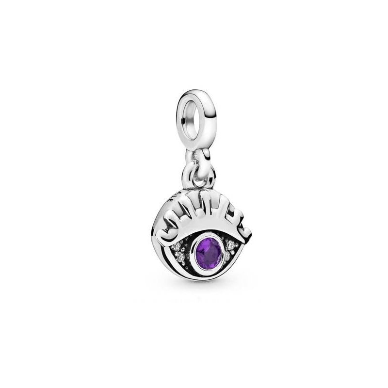 Charm Pandora ojo cristal morado 798394NRP