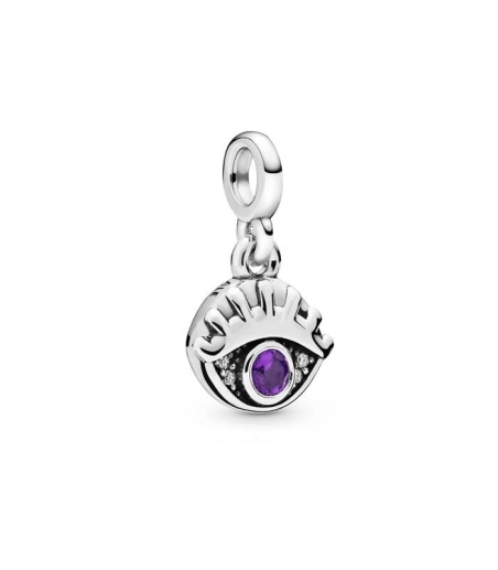 Charm Pandora ojo cristal morado 798394NRP