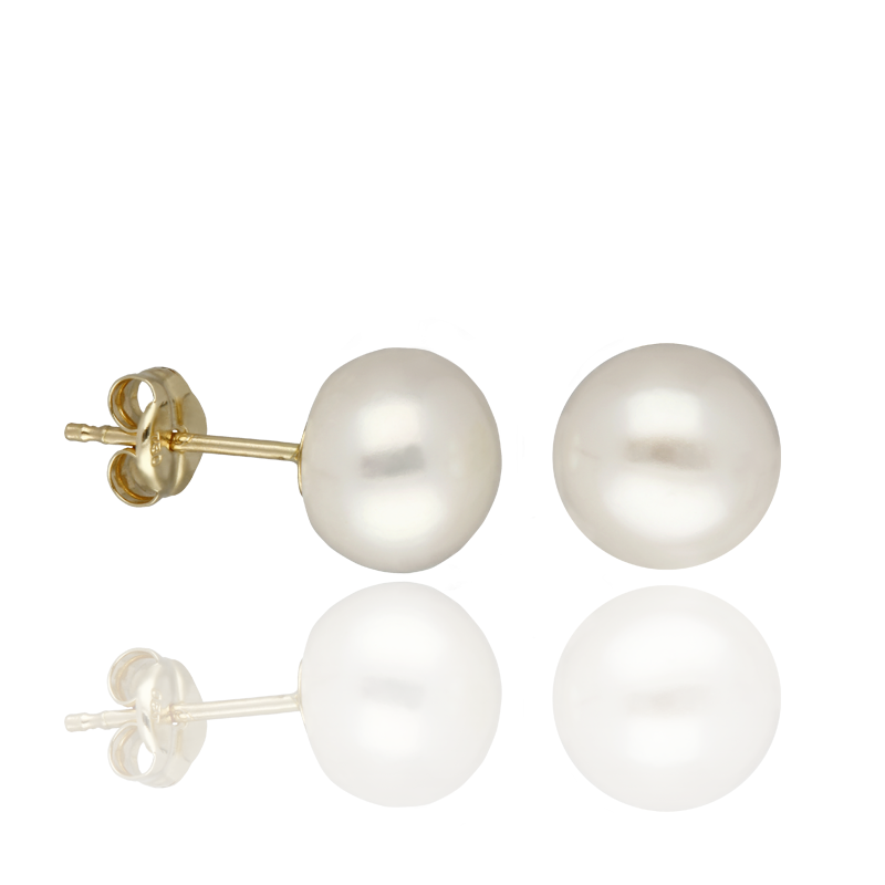 Pendientes Perlas cultivadas 8mm