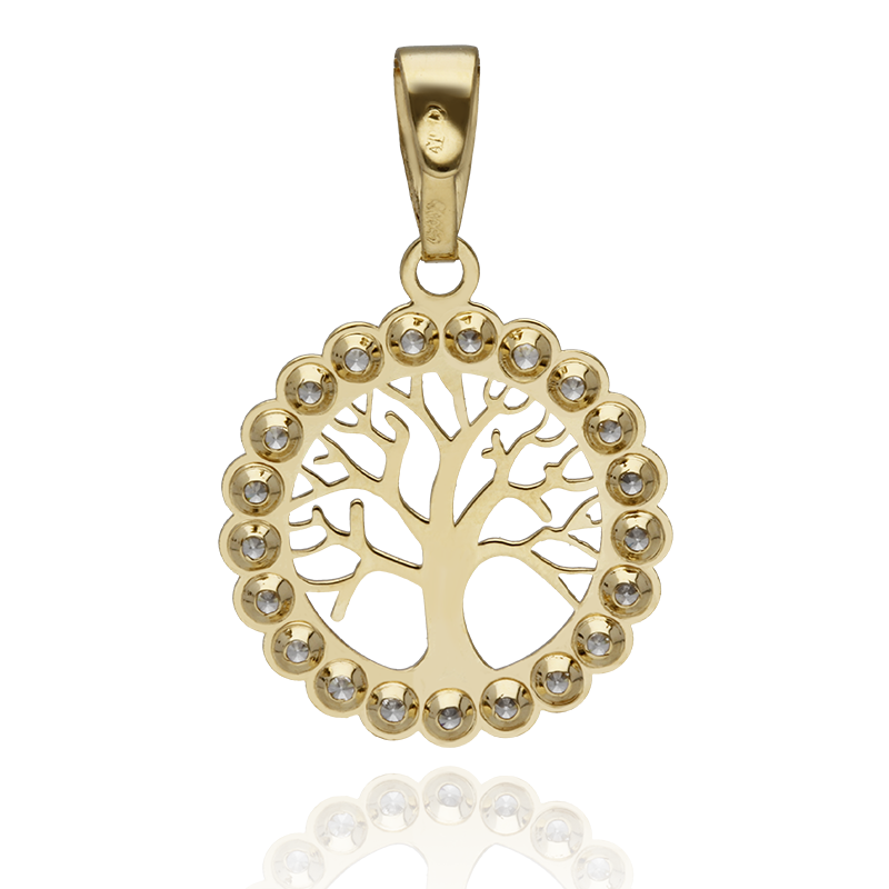 Colgante Arbol De La Vida Oro Colgante Árbol de la Vida Oro 18k
