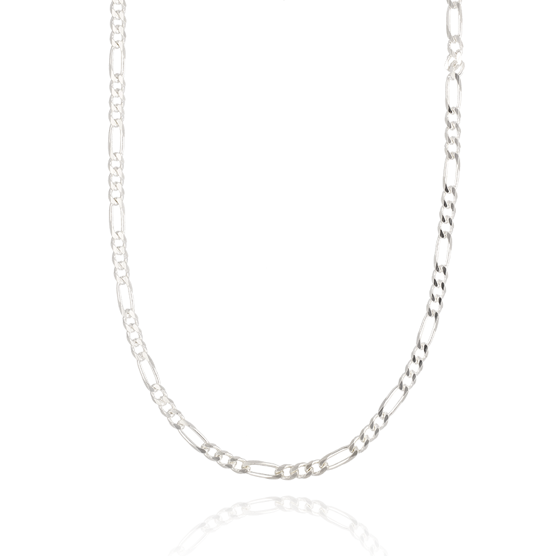 CADENA "DOMMI" PLATA DE LEY 60 CM