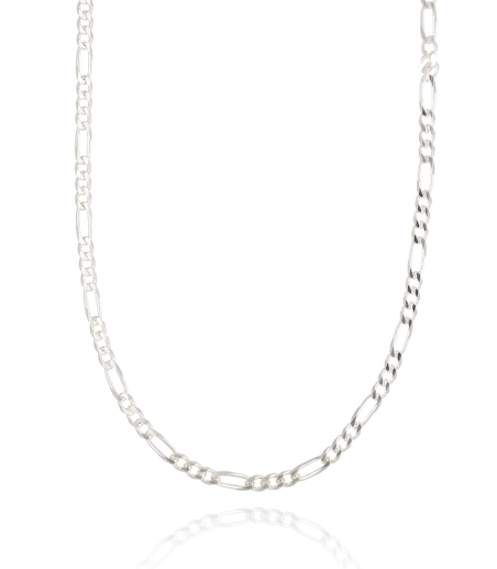 CADENA "DOMMI" PLATA DE LEY 60 CM