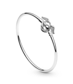 Pulsera PANDORA Rígida Moments con Cierre Snitch Dorada 598619C00