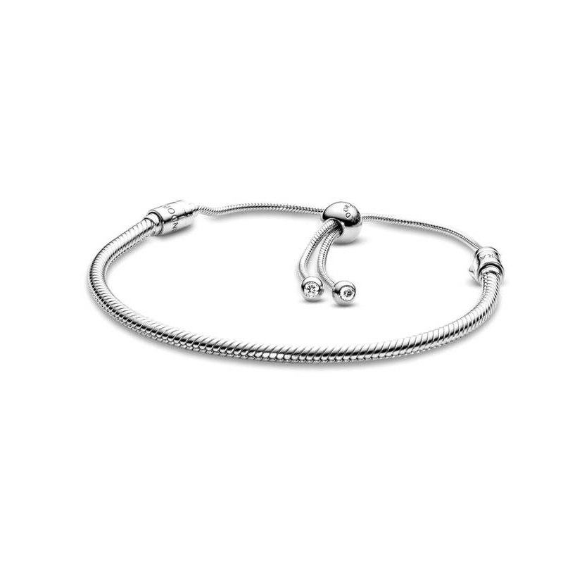 Pulsera Moments en plata de ley Deslizante para charms 597125CZ