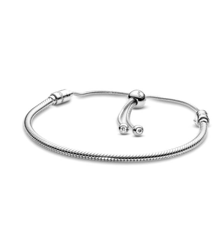 Pulsera Moments en plata de ley Deslizante para charms 597125CZ