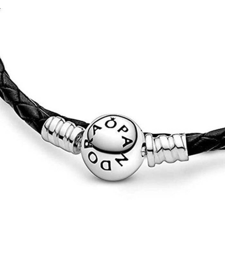 Pulsera Pandora Cuero Negro 590745CBK-D