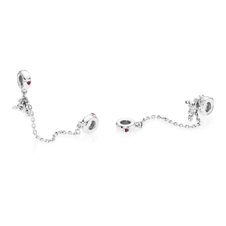 Cadena Plata de Ley Circonitas Mickey
