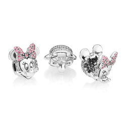 Clip Pandora Retrato Brillante de Minnie 797496CZS