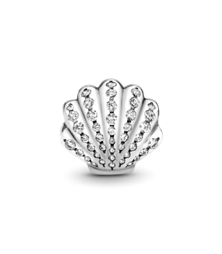 Charm Pandora en plata de ley Concha de Ariel 791574CZ