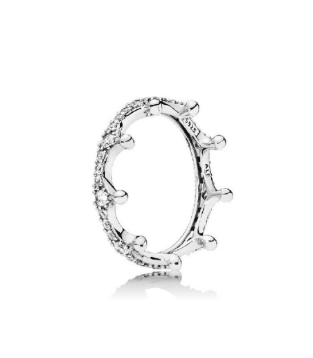 Anillo Pandora Plata Circonita Corona 197087CZ