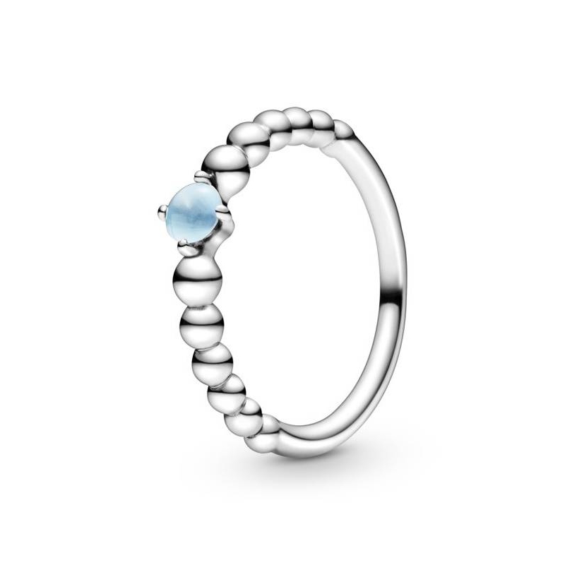 Pandora anillo hotsell piedra azul