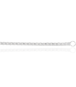 PULSERA "SNAKE BI" PLATA DE PRIMERA LEY 19 CM