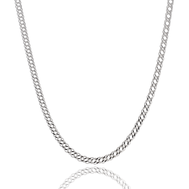 CADENA "BALI" PLATA DE LEY 50 CM