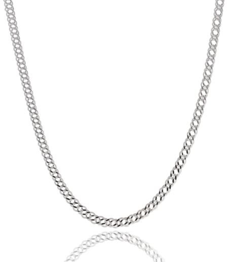 CADENA "BALI" PLATA DE LEY 50 CM