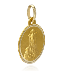 Medalla Virgen de las Angustias Oro18k