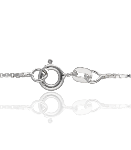 CADENA "PADOVA" PLATA DE LEY 45 CM