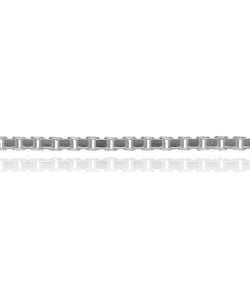 Cadena Veneciana en Plata de Primera Ley 40cm