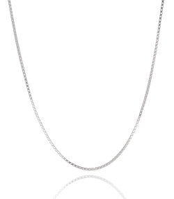 CADENA "PADOVA" PLATA DE LEY 40 CM