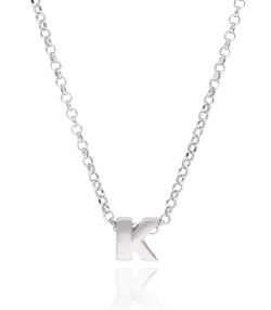 Colgante Plata Inicial K