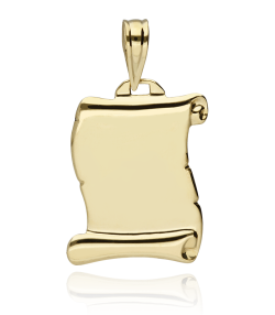 Colgante Oro 18k Pergamino