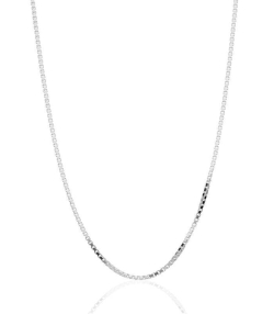 CADENA "LISSA" PLATA DE LEY 50 CM