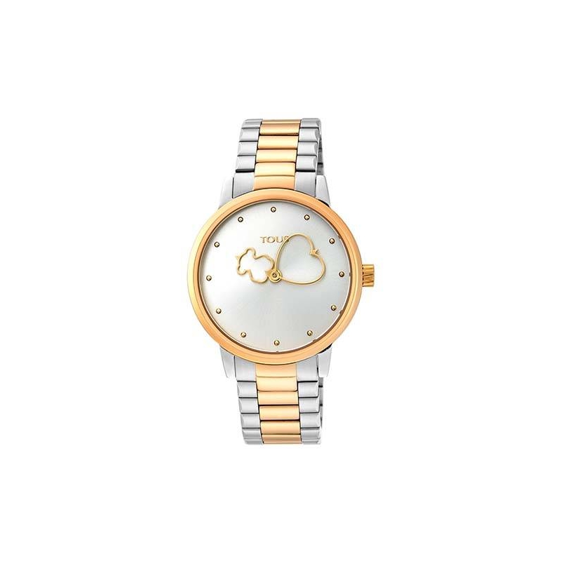 Reloj Bear Time de acero IP amarillo con correa de acero 900350310 Reloj Bear Time de acero IP amarillo con correa de acero 900350310