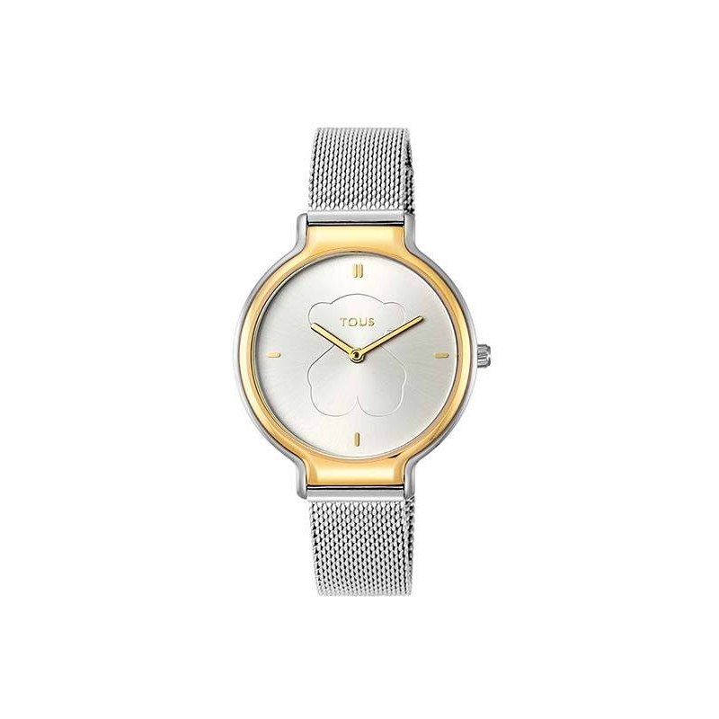 Reloj Real Bear bicolor de acero/IP dorado con correa Mesh 900350385 Reloj Real Bear bicolor de acero/IP dorado con correa Mesh 900350385
